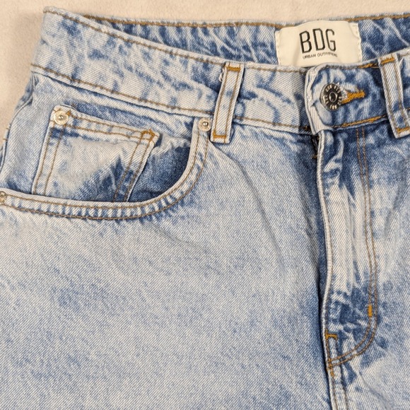 BDG Urban Outfitters Denim - BDG Urban Outfitters Womens Light Wash High‎ Waisted Barrel Leg Baggy Jeans 27W